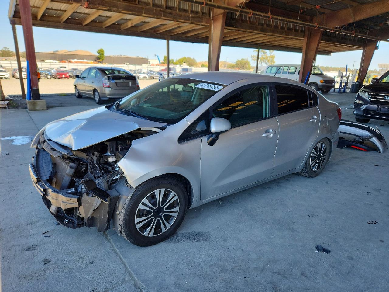 2016 Kia Rio LX, VIN KNADM4A34G6637063 — Front end