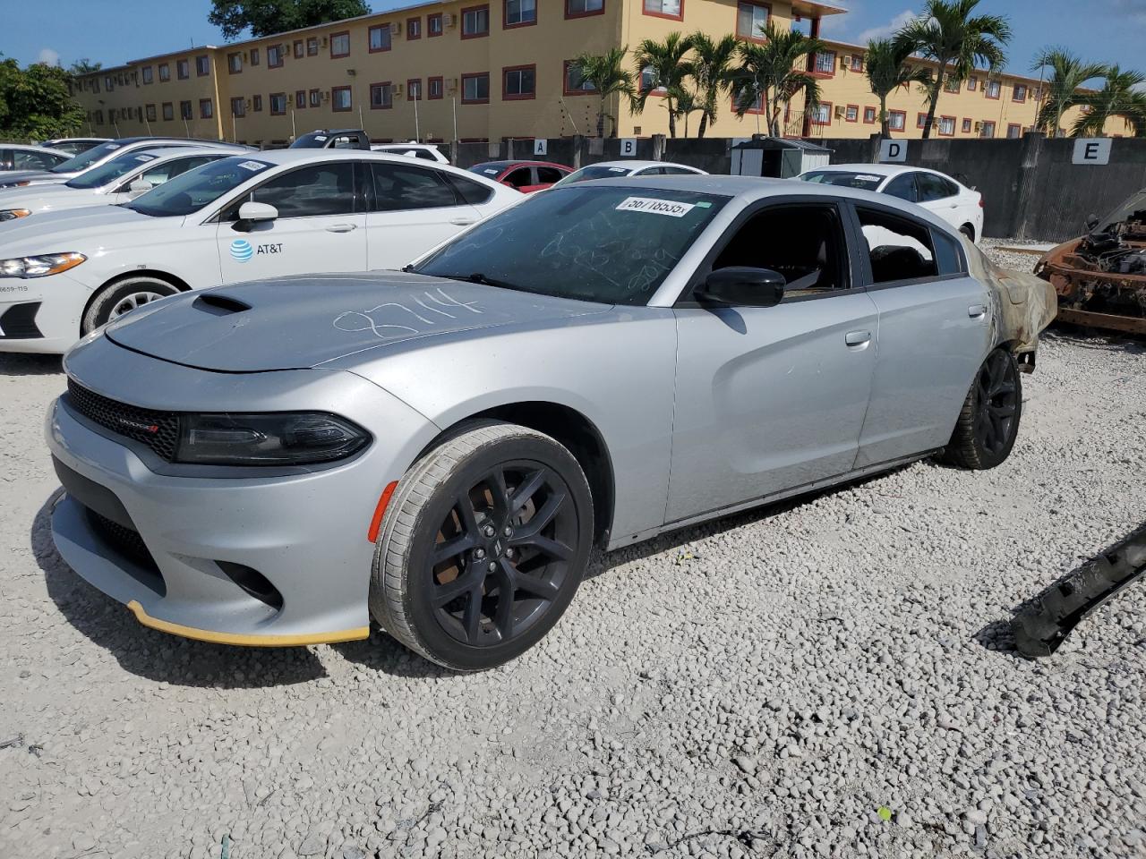 2019 Dodge Charger GT, VIN 2C3CDXHG1KH558714 — Пожар в салоне