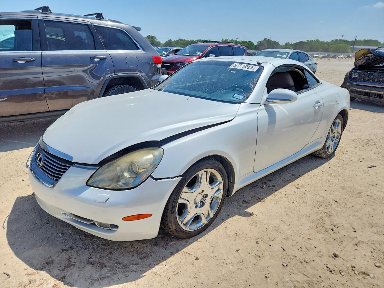 2008 Lexus SC 430, VIN JTHFN45YX89017556 — Front end
