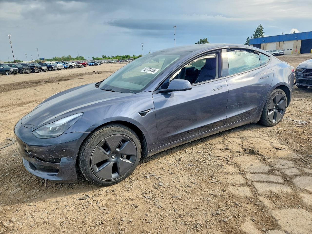 2023 Tesla Model 3, VIN 5YJ3E1EA0PF652165 — Front end
