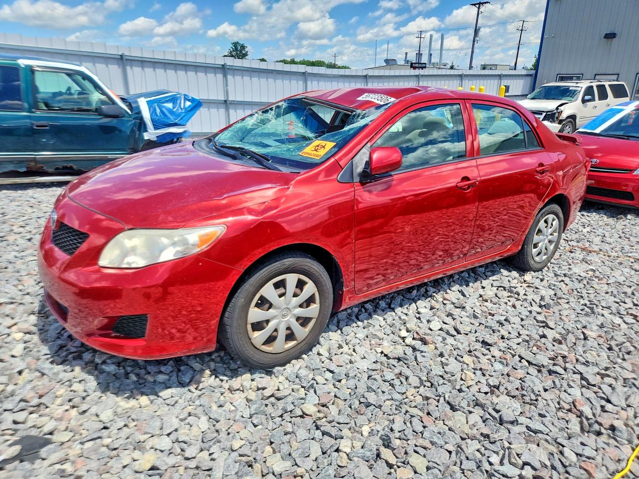 2009 Toyota Corolla LE, VIN JTDBL40E299041788 — Roof