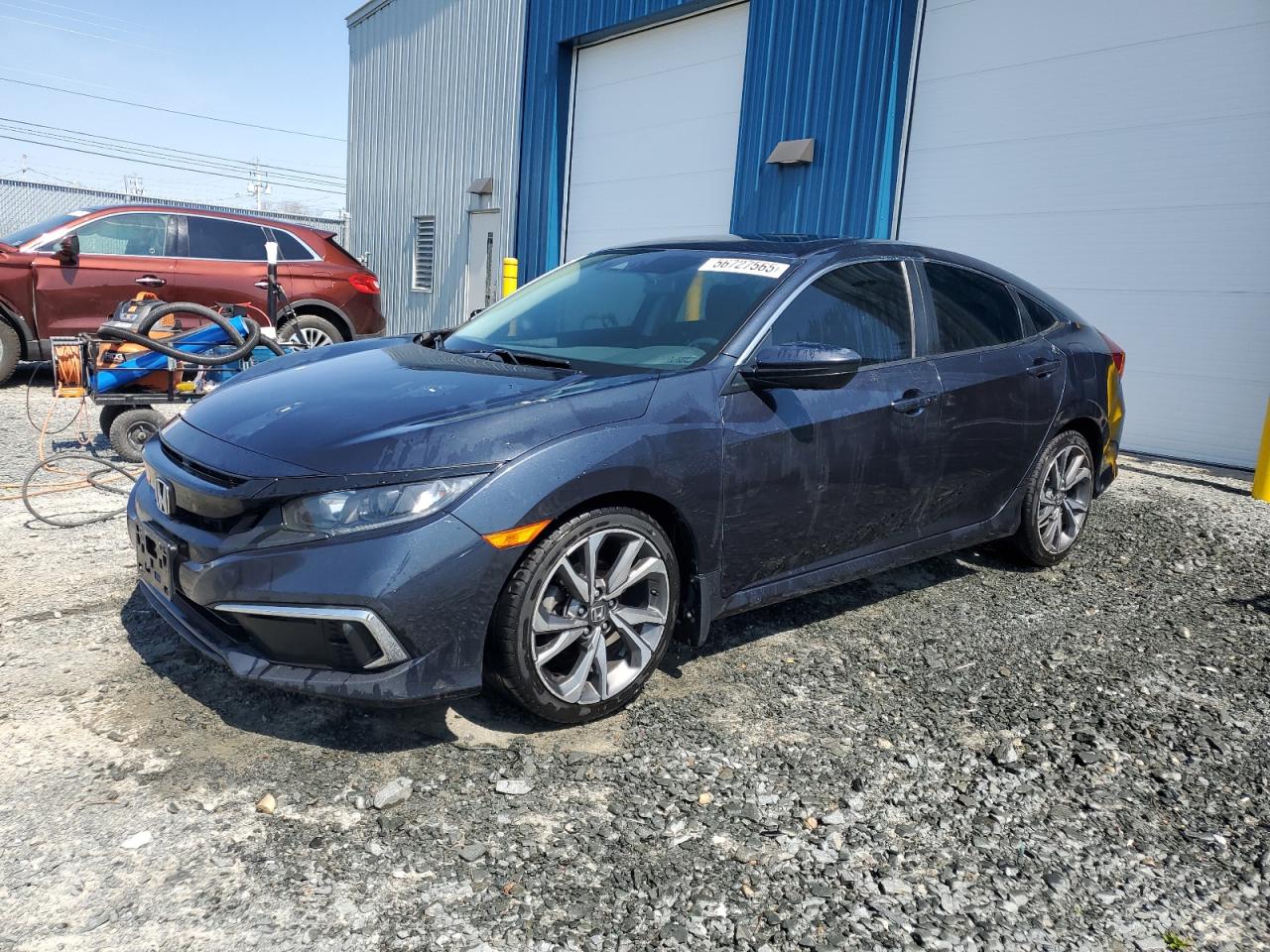2019 Honda Civic EX, VIN 2HGFC2F76KH016348 — Missing or altered VIN