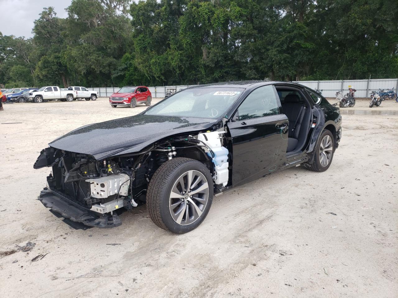 2020 Lexus LS 500, VIN JTHD51GF8L5007917 — Side