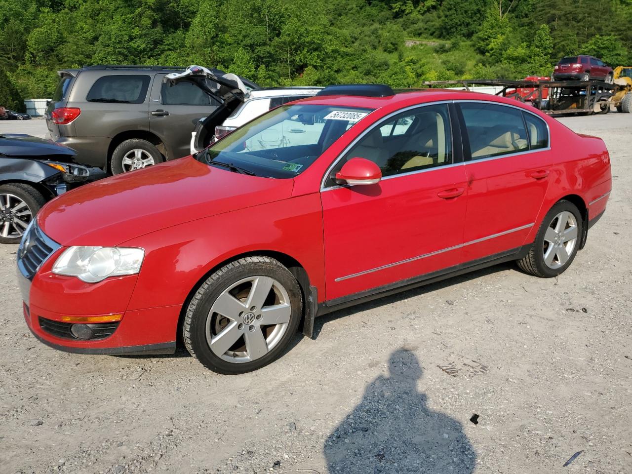 2007 Volkswagen Passat Wolfsburg Edition, VIN WVWAK73C87P134625 — Hail