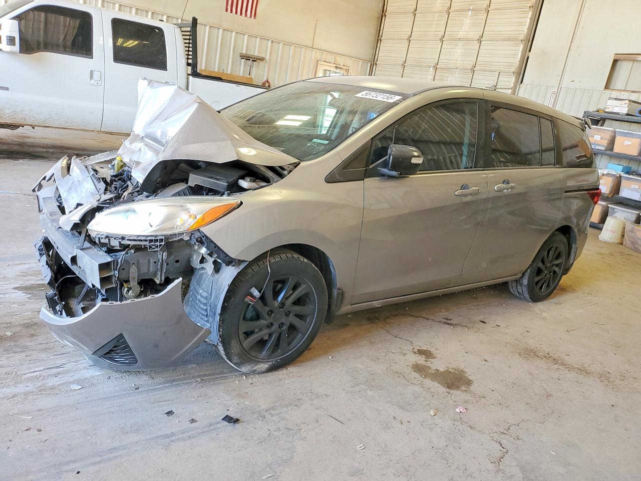 2014 Mazda 5 Sport, VIN JM1CW2BL8E0163713 — Front end