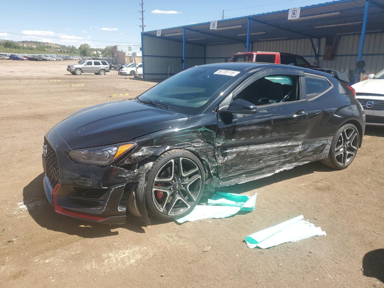2022 Hyundai Veloster, VIN KMHT36AH1NU012911 — All over