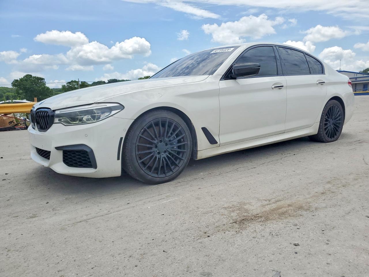 2018 BMW 5 Series M550i xDrive, VIN WBAJB9C5XJB049431 — Hail