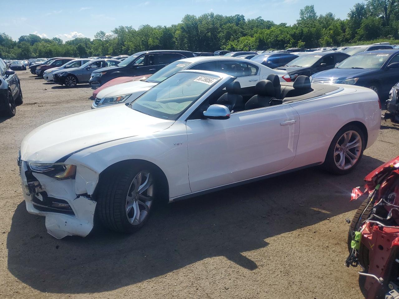 2014 Audi S5 Premium Plus, VIN WAUCGAFH4EN009190 — Front end