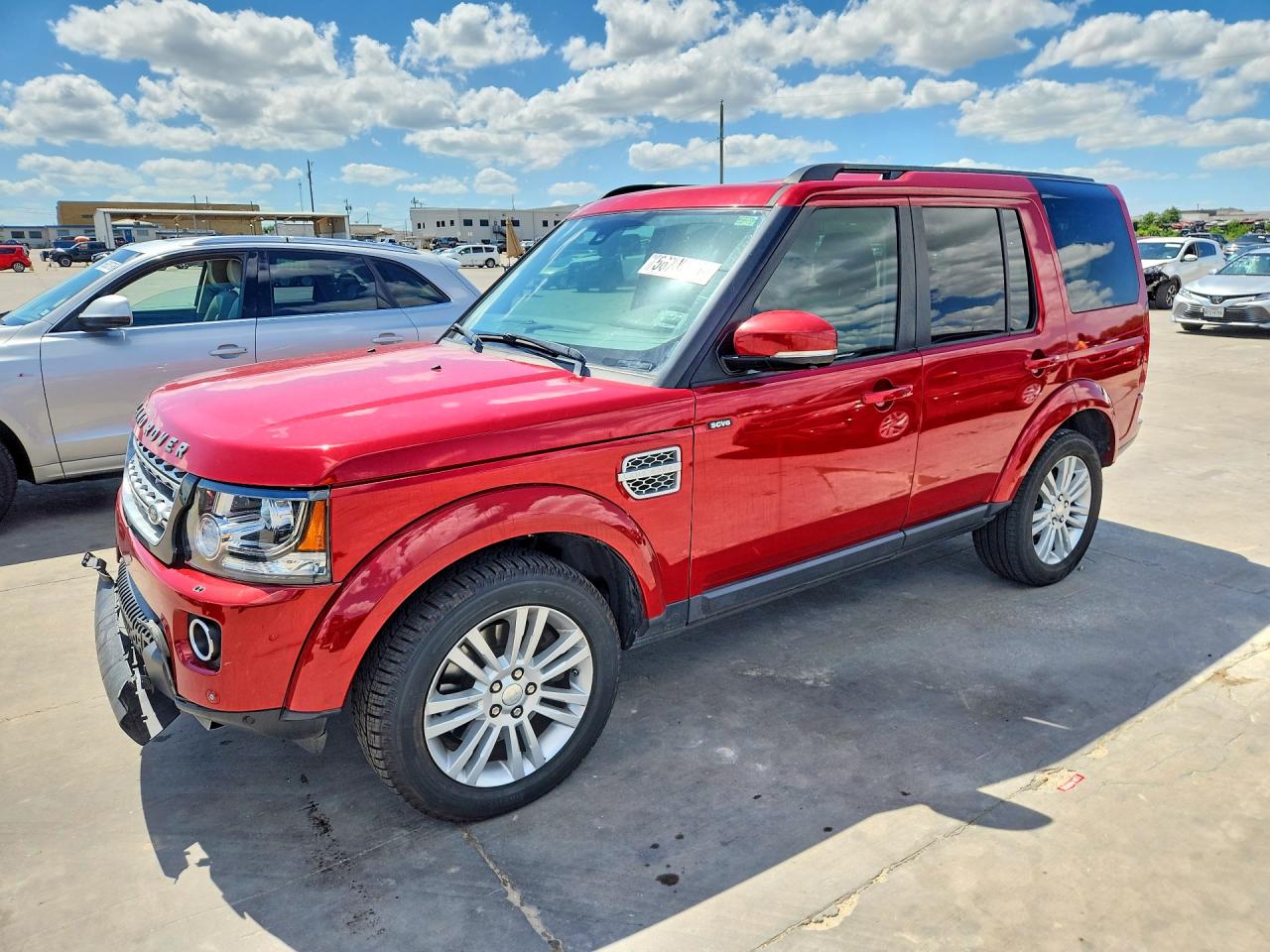 2014 Land Rover LR4 Lux, VIN SALAK2V62EA723916 — Front end