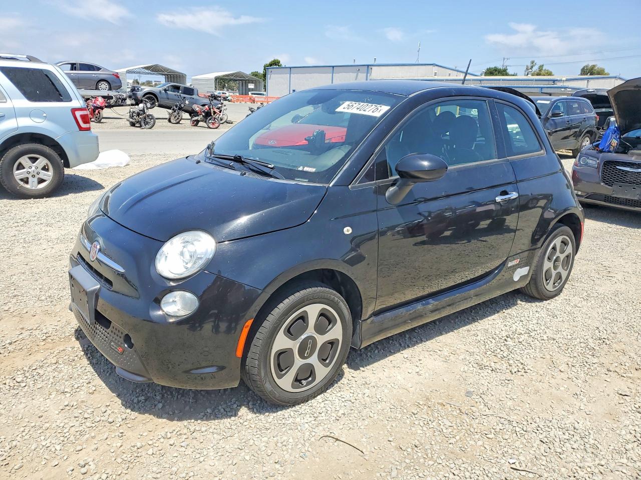 2015 FIAT 500e, VIN 3C3CFFGE1FT732556 — Minor dents and scratches