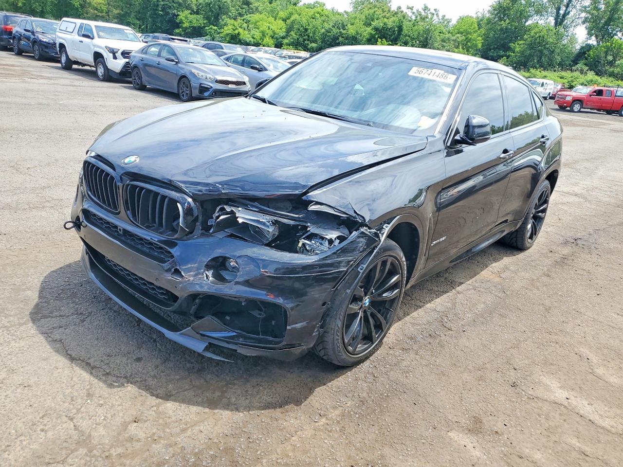 2017 BMW X6 xDrive35i, VIN 5UXKU2C59H0N84358 — Front end