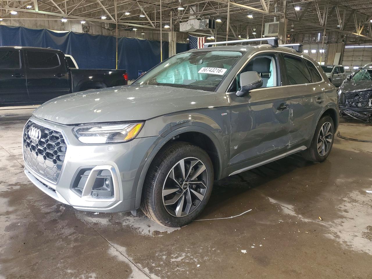 2023 Audi Q5 S line Premium Plus, VIN WA1EAAFY7P2064390 — Rollover