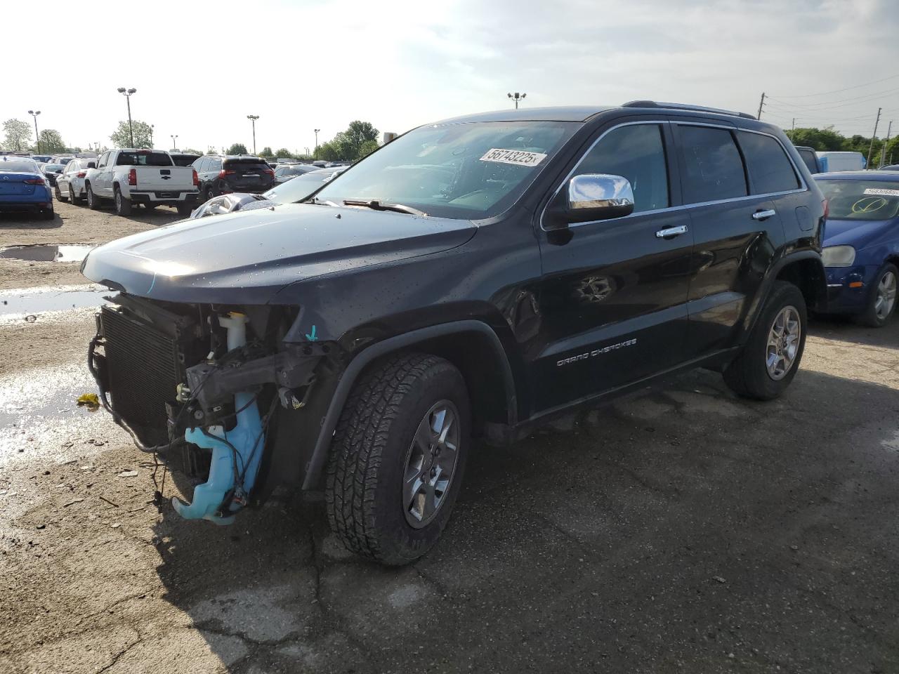 2016 Jeep Grand Cherokee Laredo, VIN 1C4RJFAG5GC425709 — Partial repair