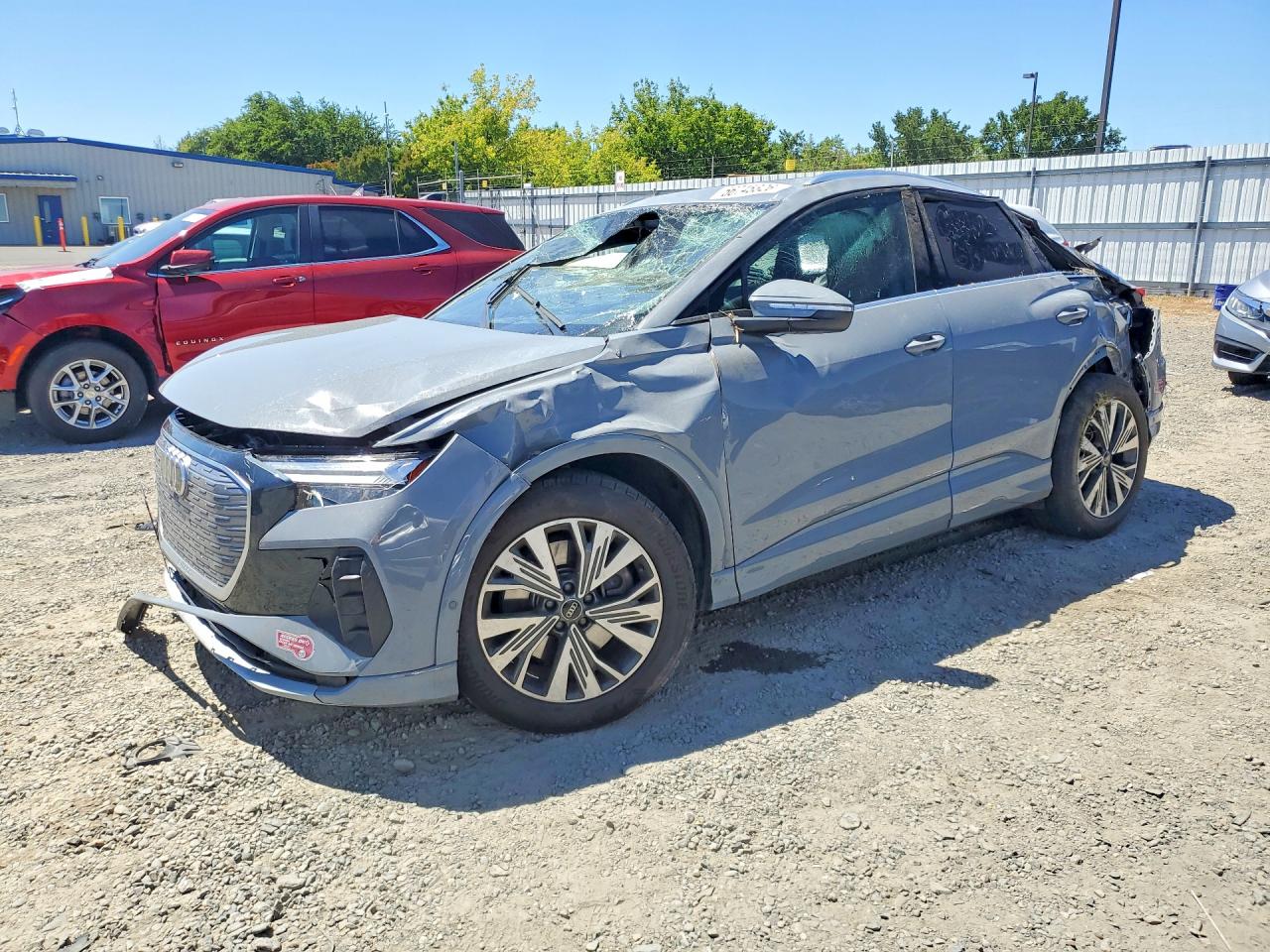 2023 Audi Q4 e-tron Premium Plus, VIN WA1BCBFZ0PP022318 — Rollover