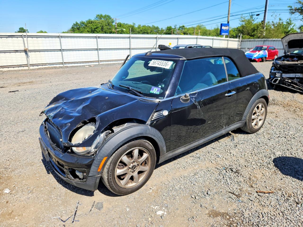 2009 MINI Convertible, VIN WMWMR33549TJ94380 — Front end