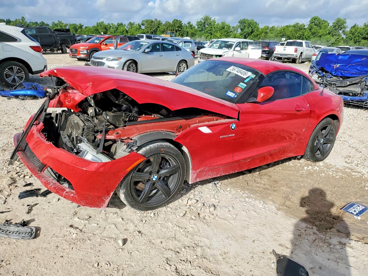 2011 BMW Z4 sDrive30i, VIN WBALM5C51BE380054 — Front end