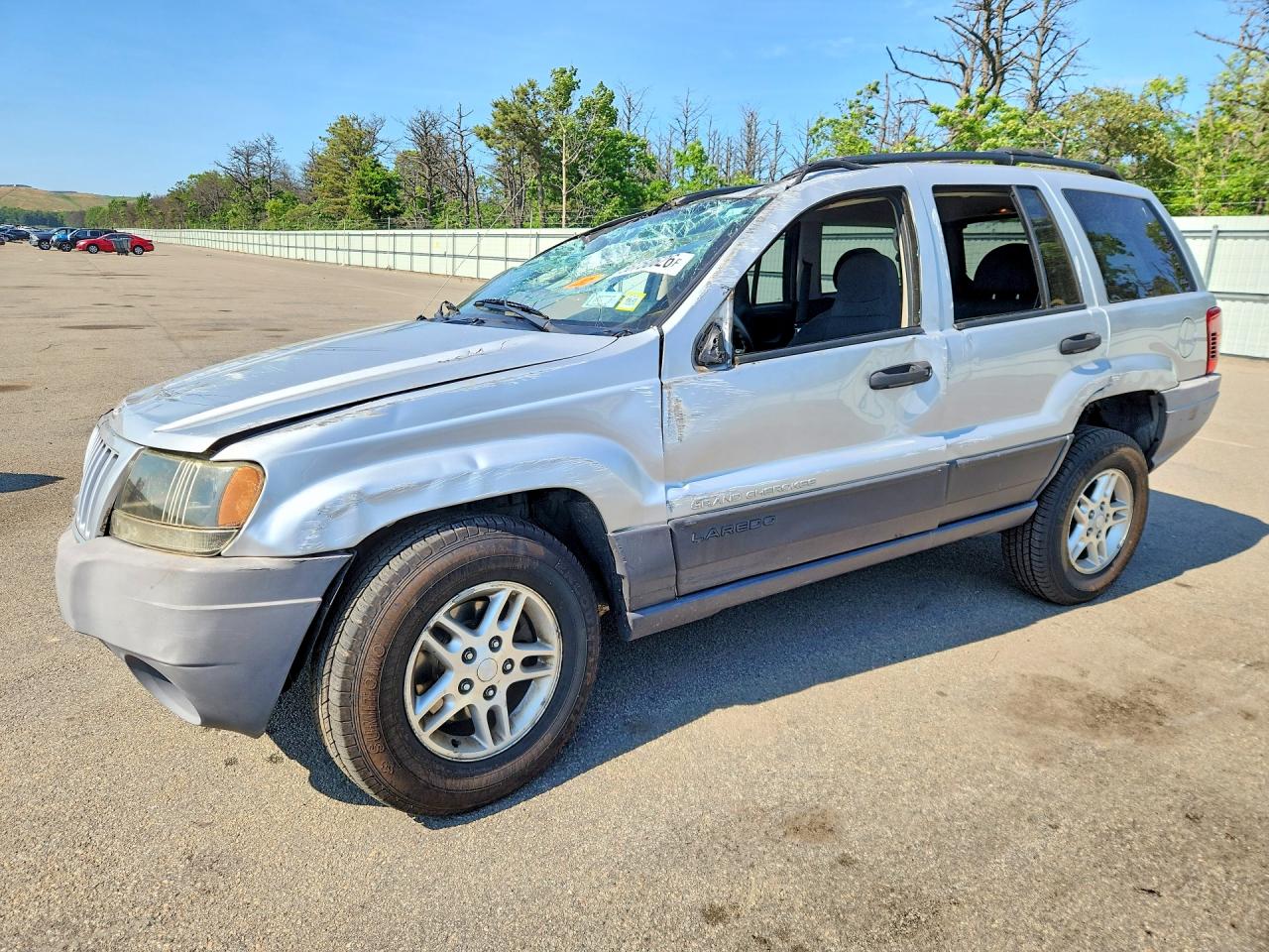 2004 Jeep Grand Cherokee Laredo, VIN 1J4GW48S44C208567 — Rollover