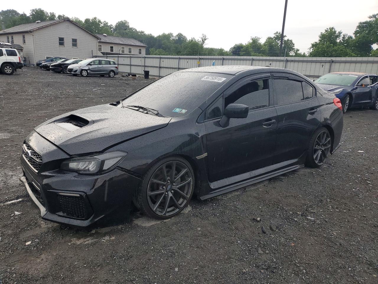 2018 Subaru WRX Premium, VIN JF1VA1C64J9837409 — Engine fire
