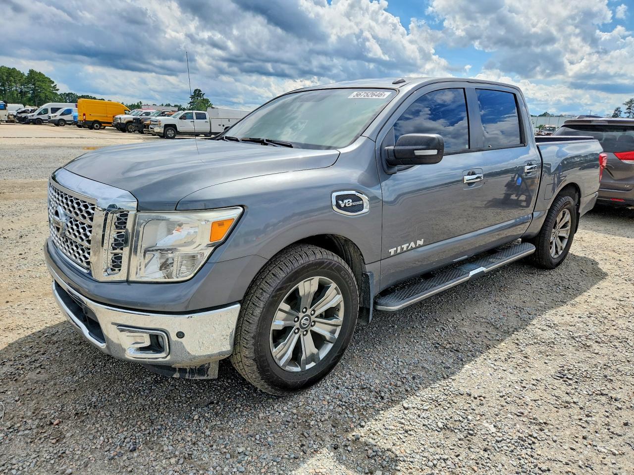 2017 Nissan Titan SV, VIN 1N6AA1E62HN553247 — Interior fire