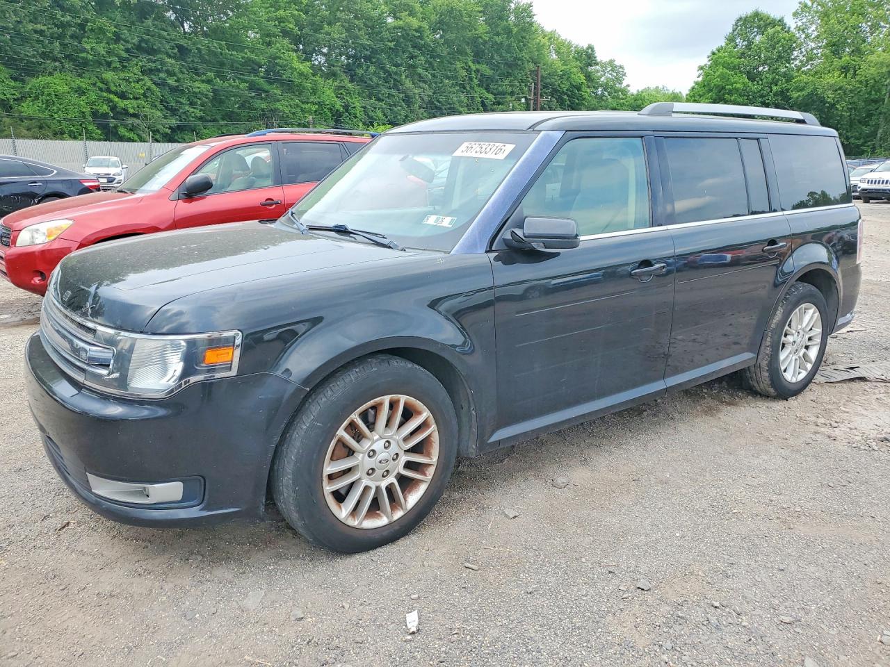 2013 Ford Flex SEL, VIN 2FMHK6C86DBD28931 — Rear end