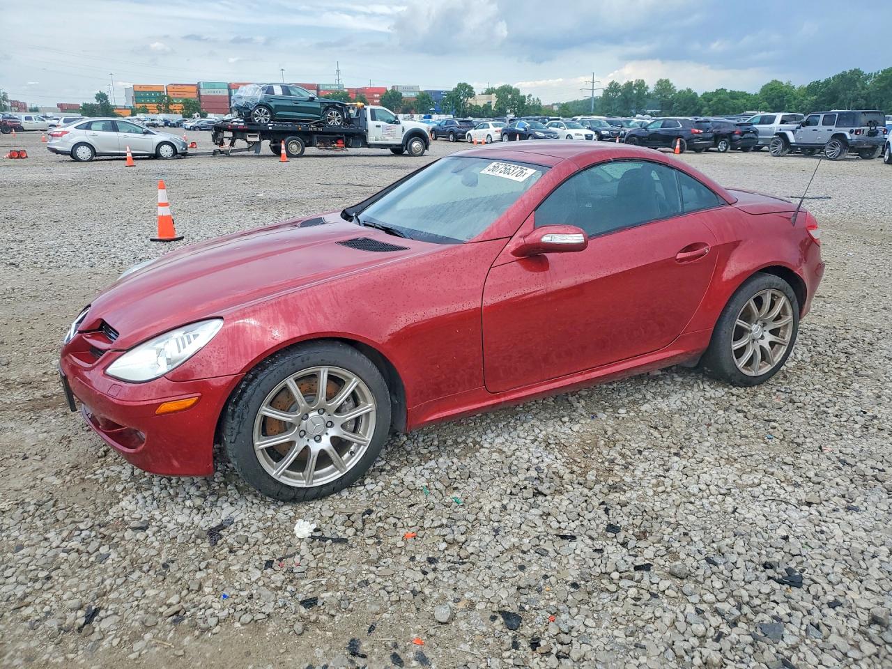 2006 Mercedes-Benz SLK 350, VIN WDBWK56F66F082186 — Hail