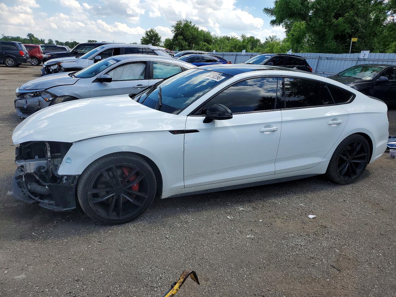 2018 Audi S5 Sportback Prestige, VIN WAUC4CF59JA074841 — Front end