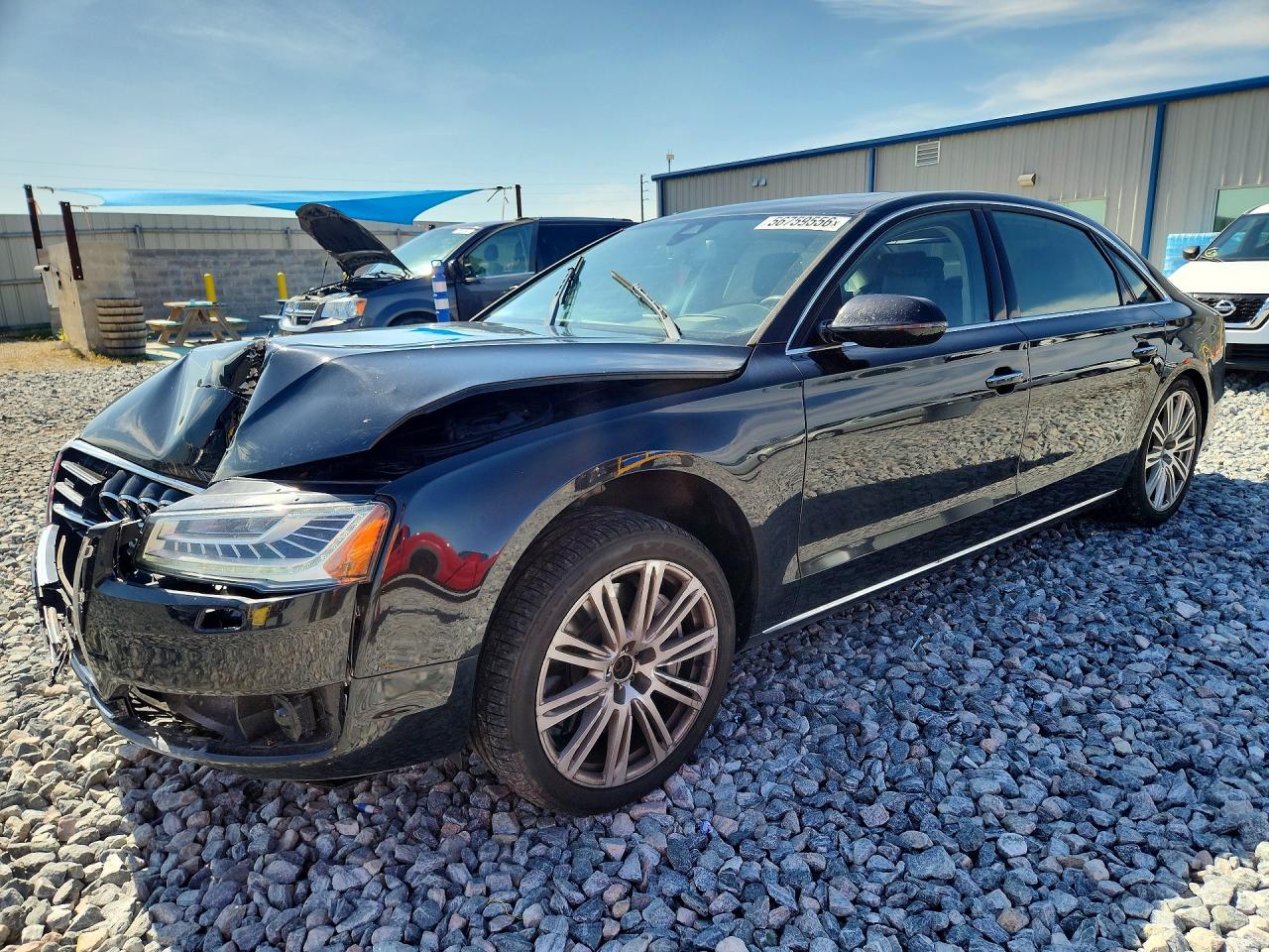 2015 Audi A8 3.0T, VIN WAU3GAFD8FN016898 — Front end