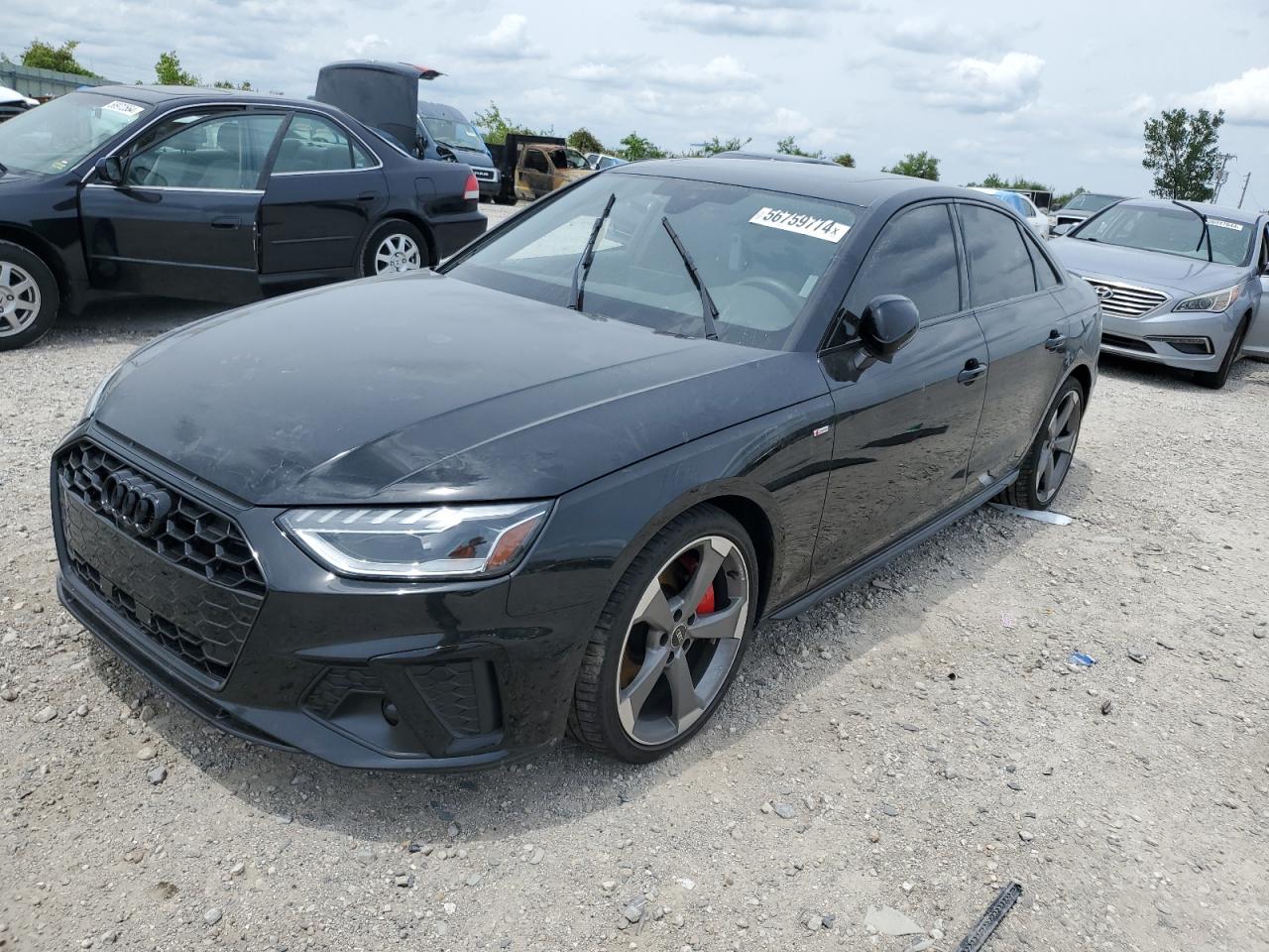 2023 Audi A4 S line Premium Plus, VIN WAUEAAF47PA016278 — Side