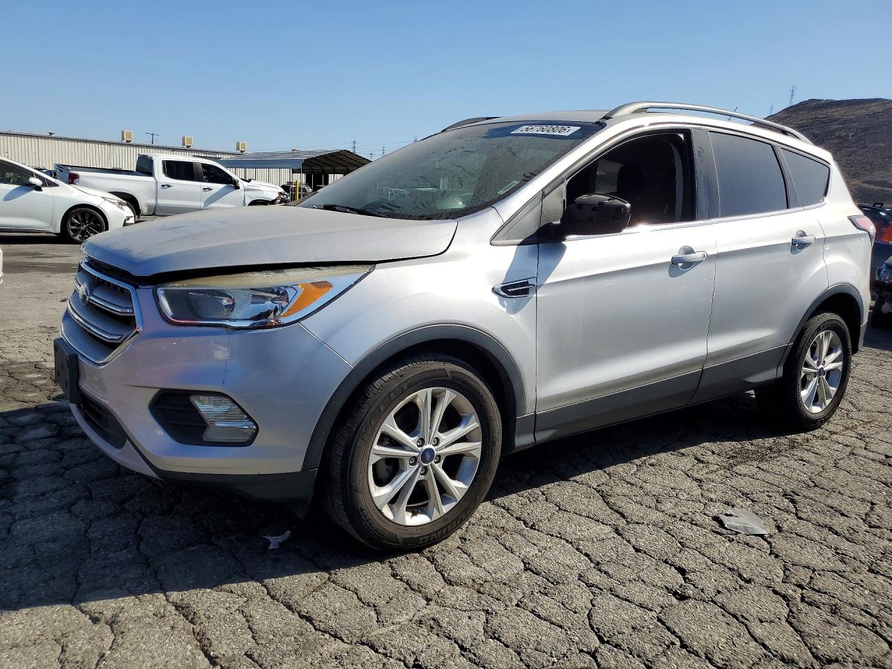 2018 Ford Escape SE, VIN 1FMCU0GD1JUA11458 — Rear end