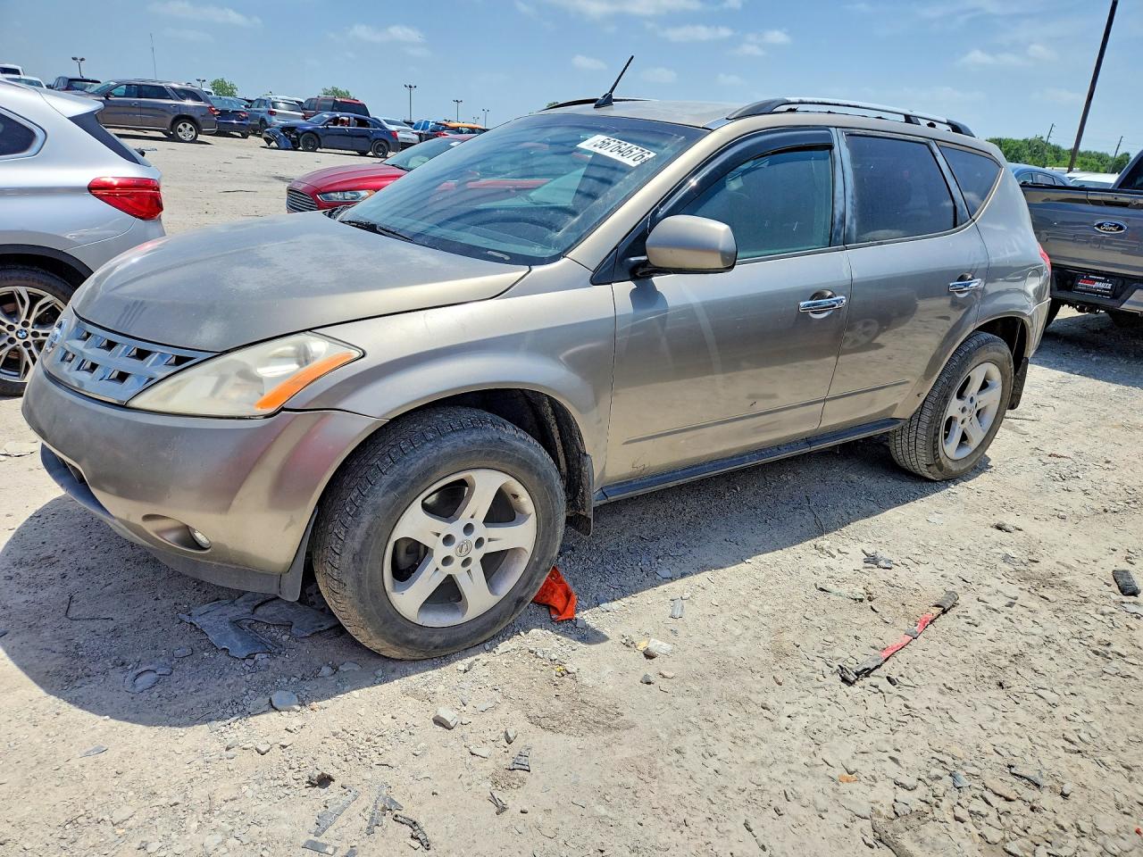 2004 Nissan Murano SL, VIN JN8AZ08T34W222841 — Prior damage history