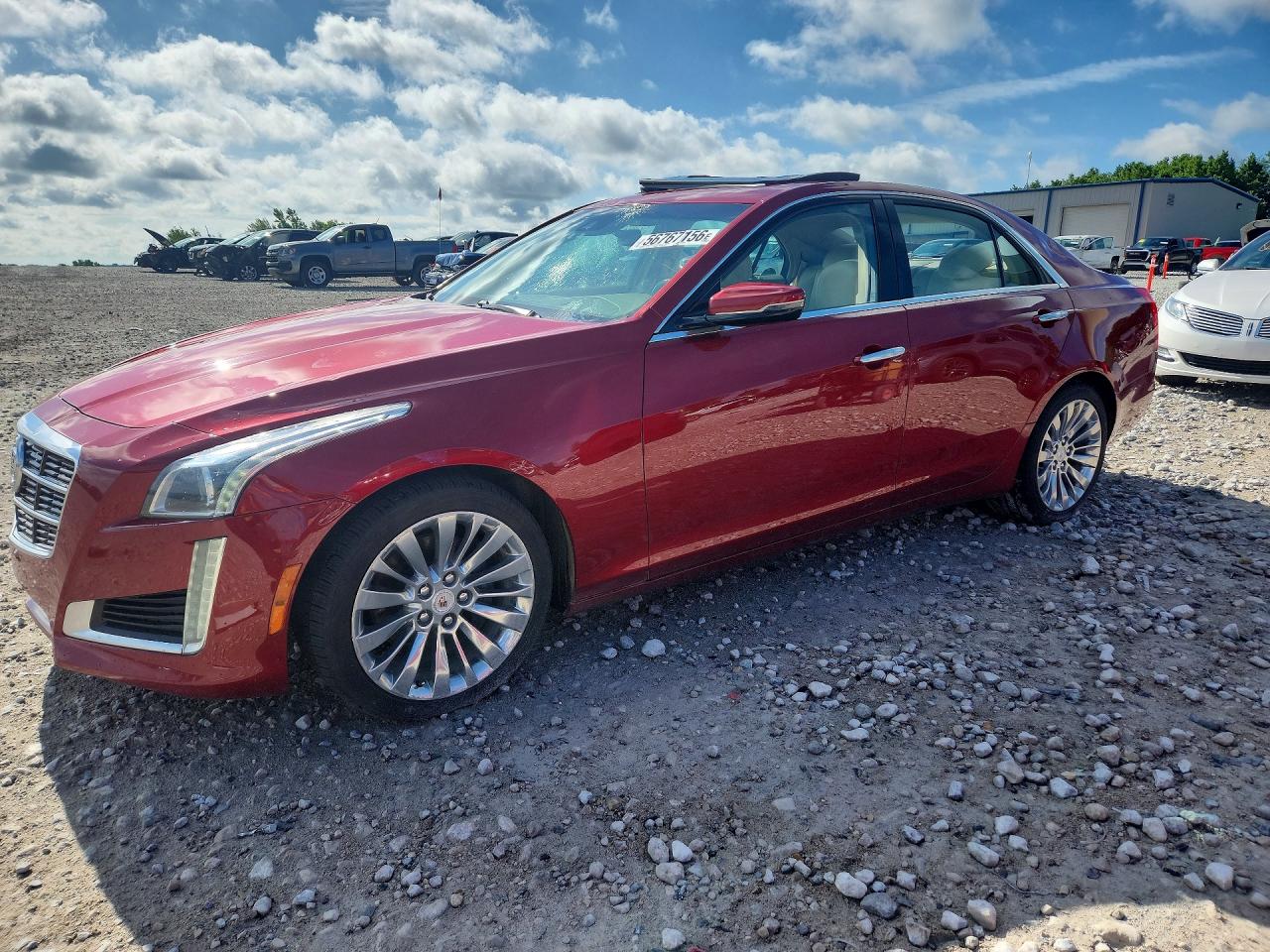 2014 Cadillac CTS Luxury AWD, VIN 1G6AX5SX2E0144585 — Roof