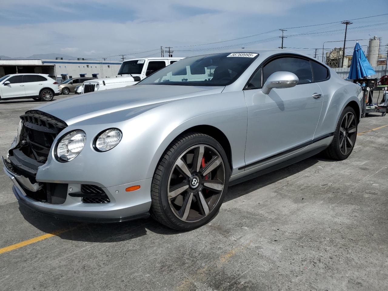 2012 Bentley Continental GT, VIN SCBFR7ZA2CC073607 — Front end
