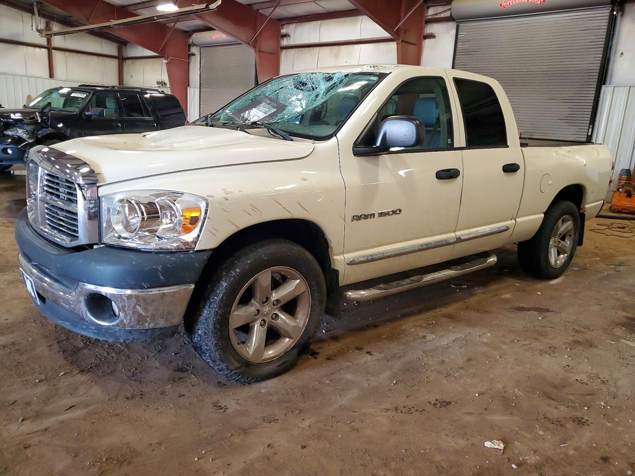2007 Dodge 1500 SLT, VIN 1D7HA18P77J608017 — Крыша