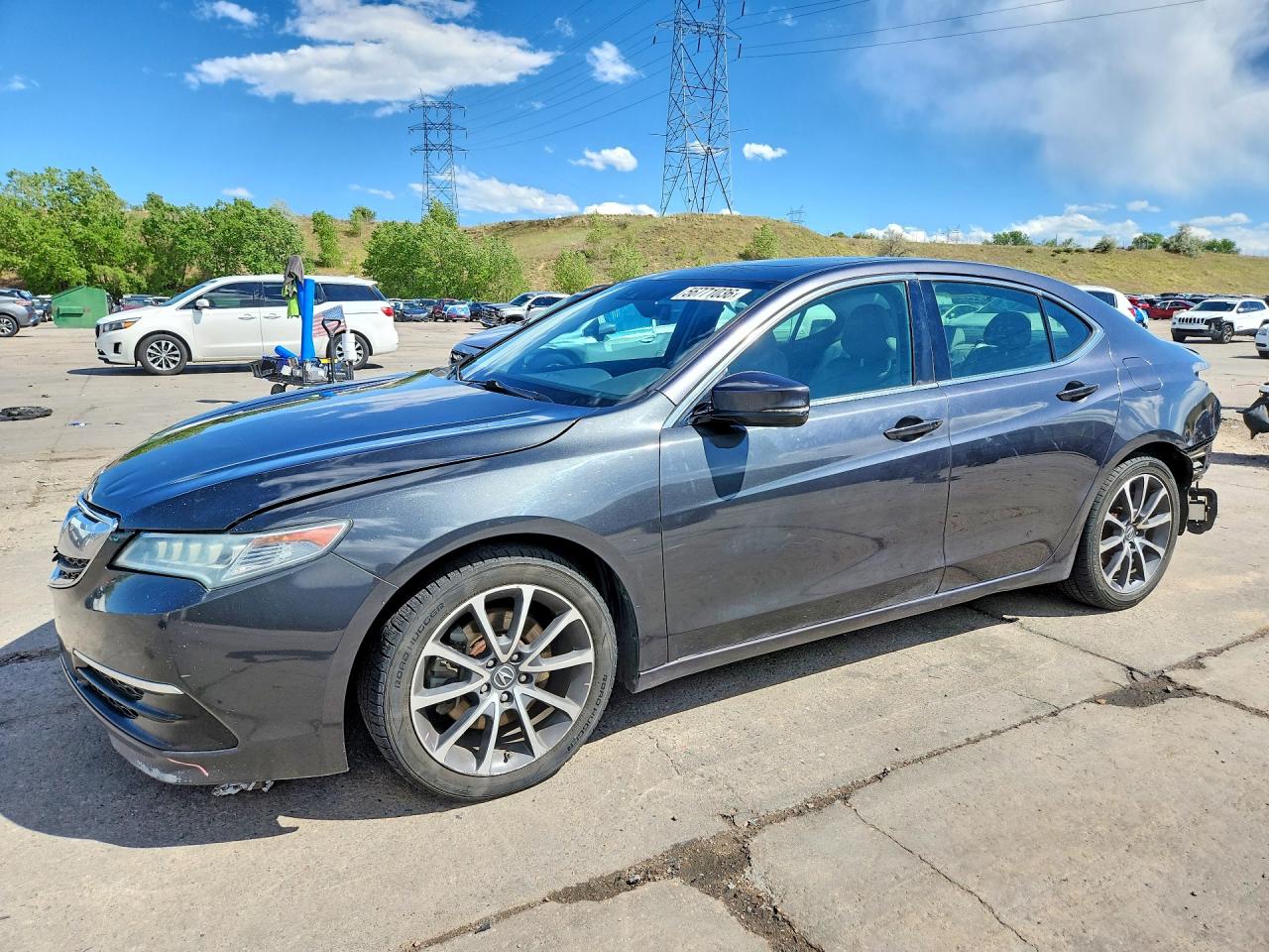 2015 Acura TLX Technology, VIN 19UUB2F57FA008207 — Rear end