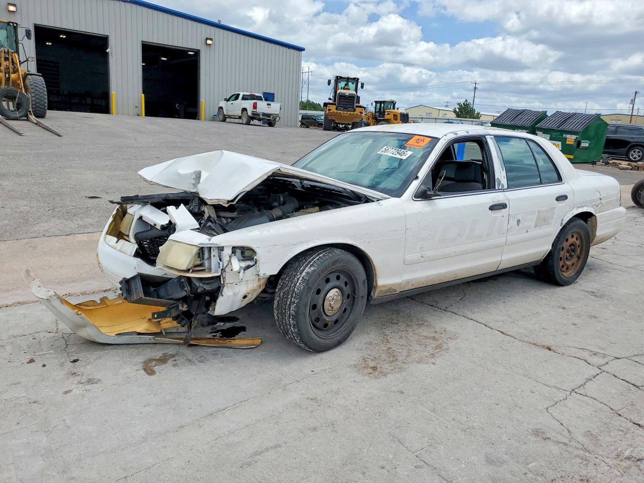 2008 Ford Police Interceptor, VIN 2FAFP71V48X164721 — Front end