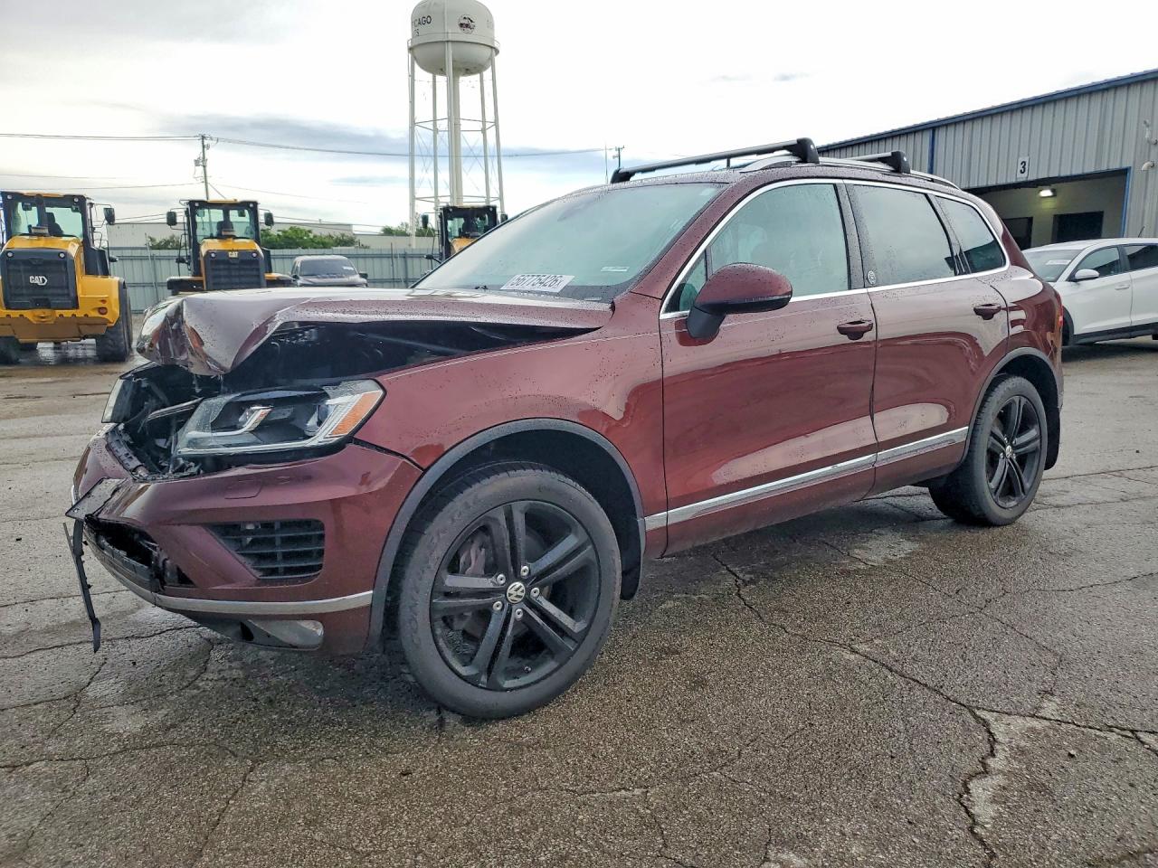 2017 Volkswagen Touareg Wolfsburg Edition, VIN WVGRF7BP9HD000748 — Front end
