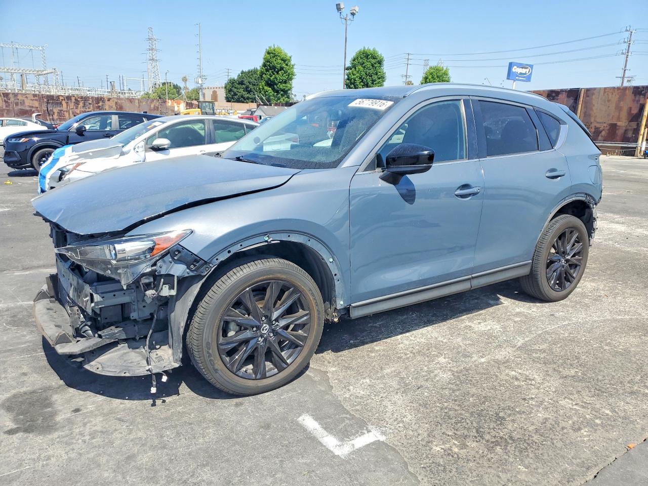 2021 Mazda CX-5 Carbon Edition, VIN JM3KFBCY4M0409202 — Rear end