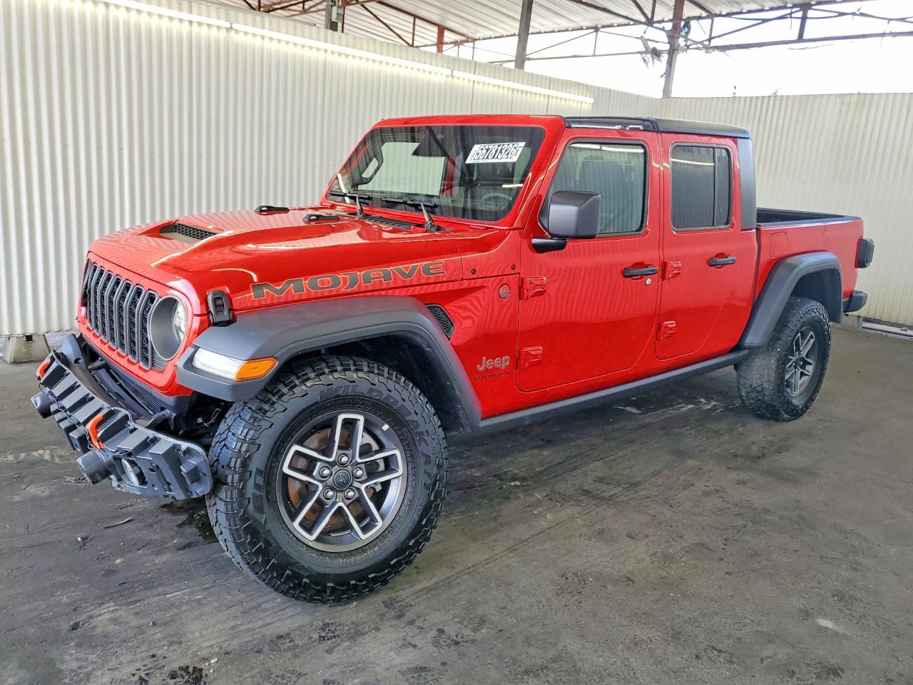 2026 Jeep Gladiator Mojave, VIN 1C6RJTEGXTL150915 — Water / flood