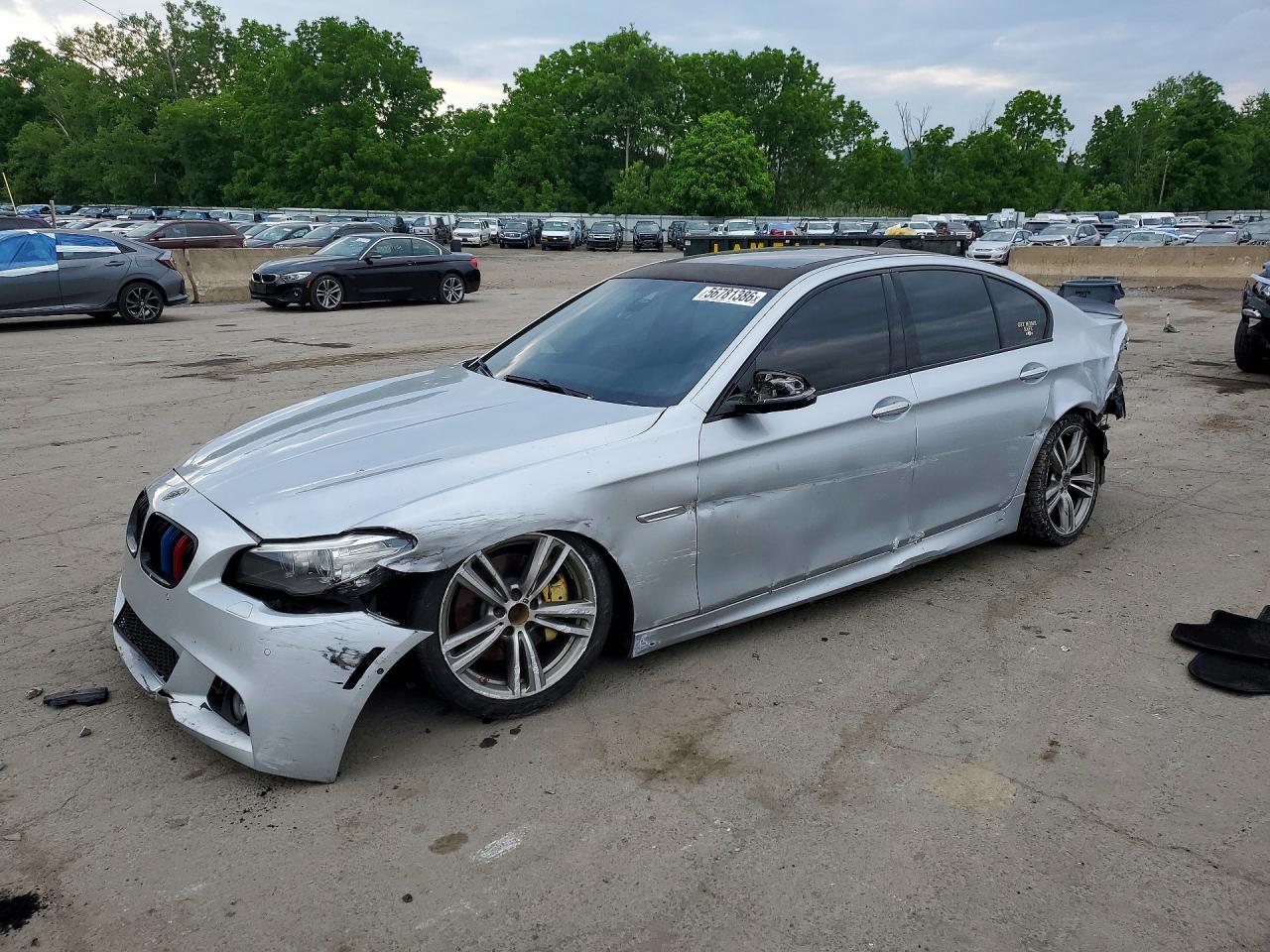 2016 BMW 5 Series 535i xDrive, VIN WBA5B3C59GG253924 — Rear end