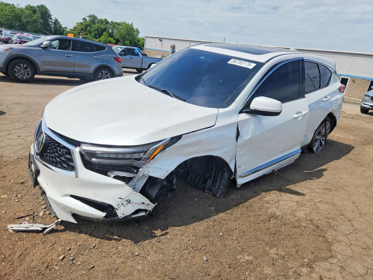 2020 Acura RDX Technology, VIN 5J8TC2H51LL032072 — Undercarriage