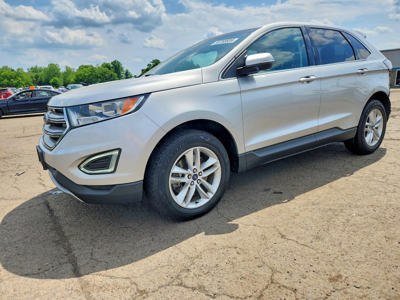 2017 Ford Edge SEL, VIN 2FMPK4J87HBB98151 — Rear end