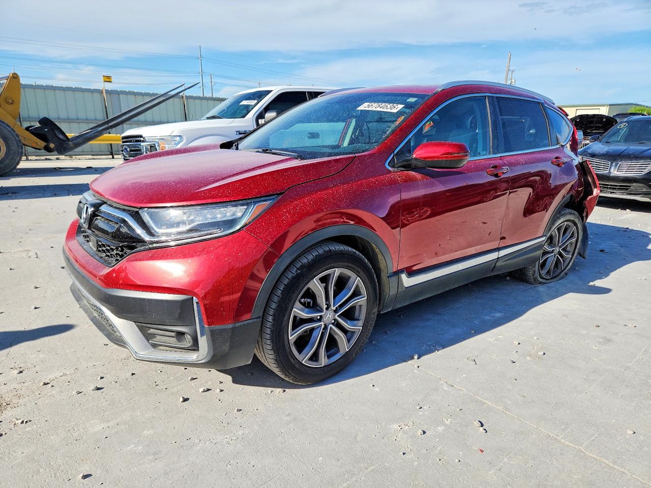 2021 Honda CR-V Touring, VIN 2HKRW1H93MH412131 — Зад