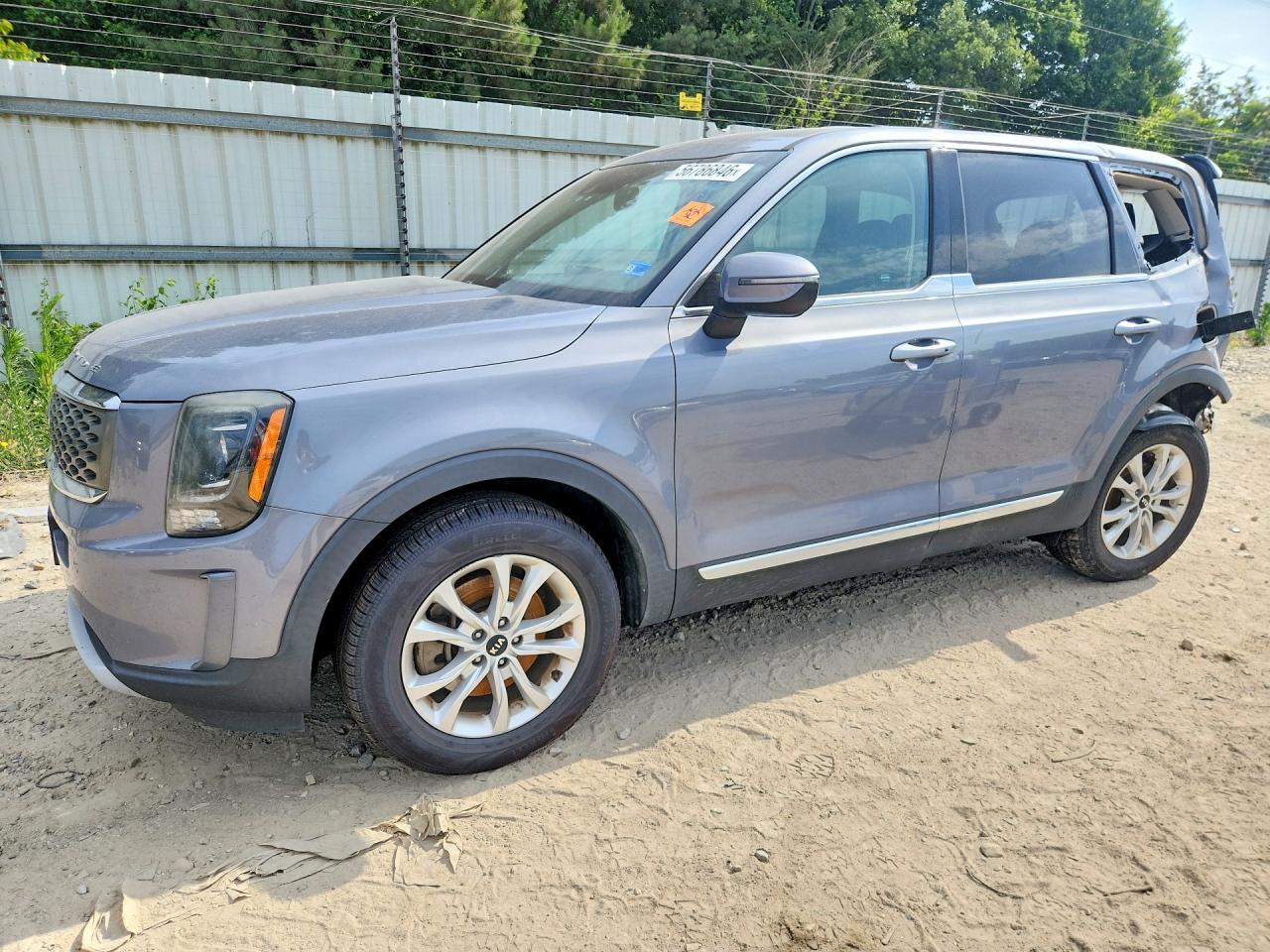 2020 Kia Telluride LX, VIN 5XYP24HC3LG032213 — Rear end