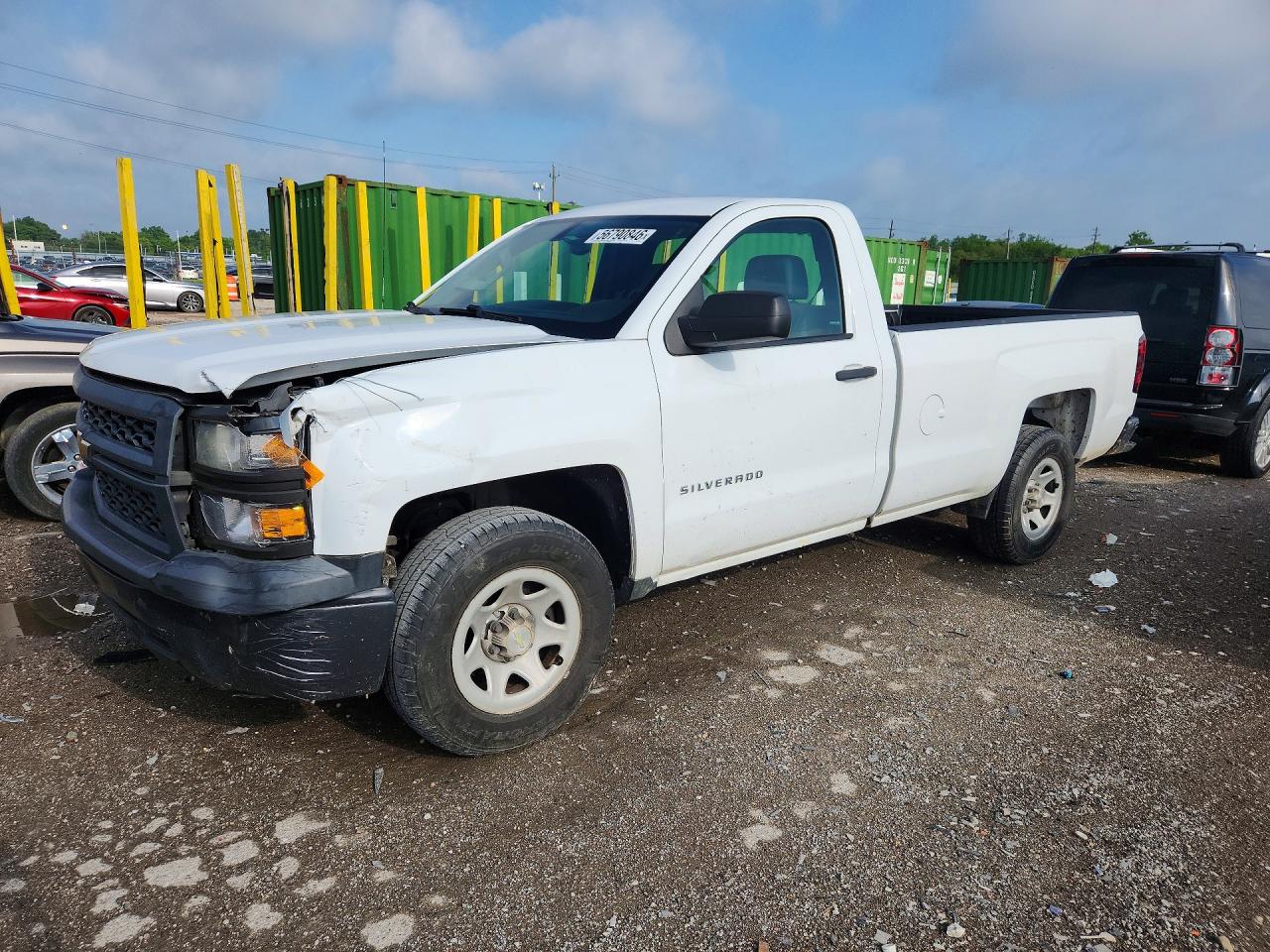 2014 Chevrolet Silverado 1500 Work Truck, VIN 1GCNCPEH0EZ302153 — Front end