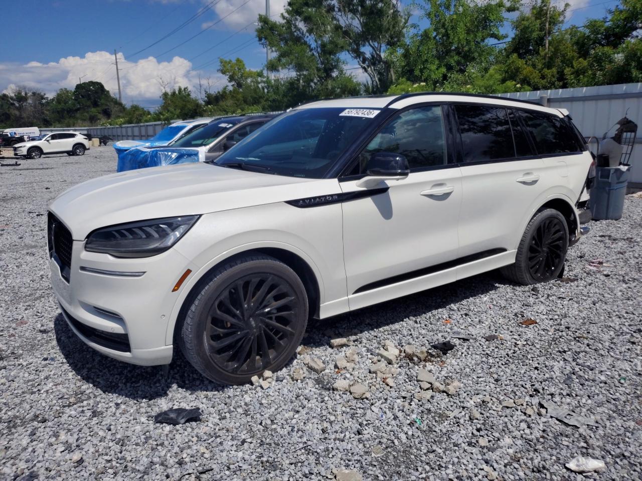 2023 Lincoln Aviator Reserve, VIN 5LM5J7WCXPGL21986 — Rear end