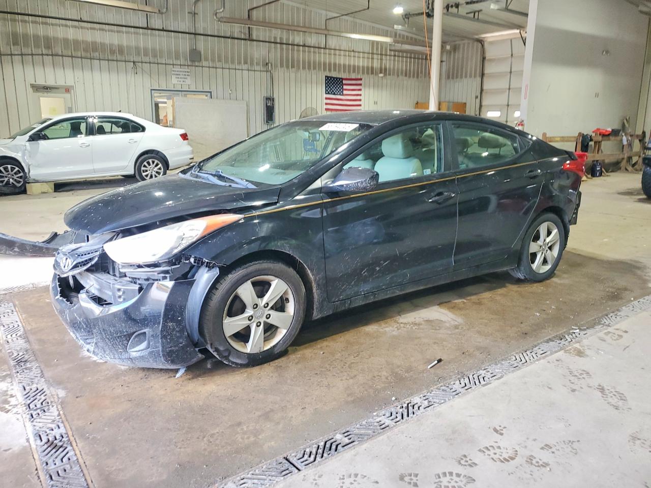 2011 Hyundai Elantra GLS, VIN KMHDH4AE6BU128665 — Front end