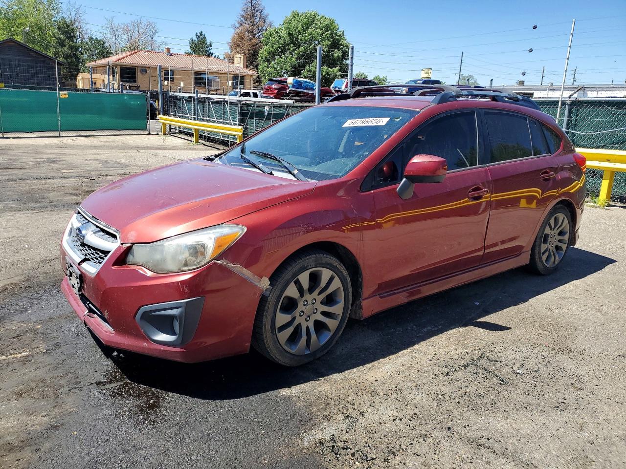 2013 Subaru Impreza Special Sports Premium, VIN JF1GPAL66D2874689 — Front end