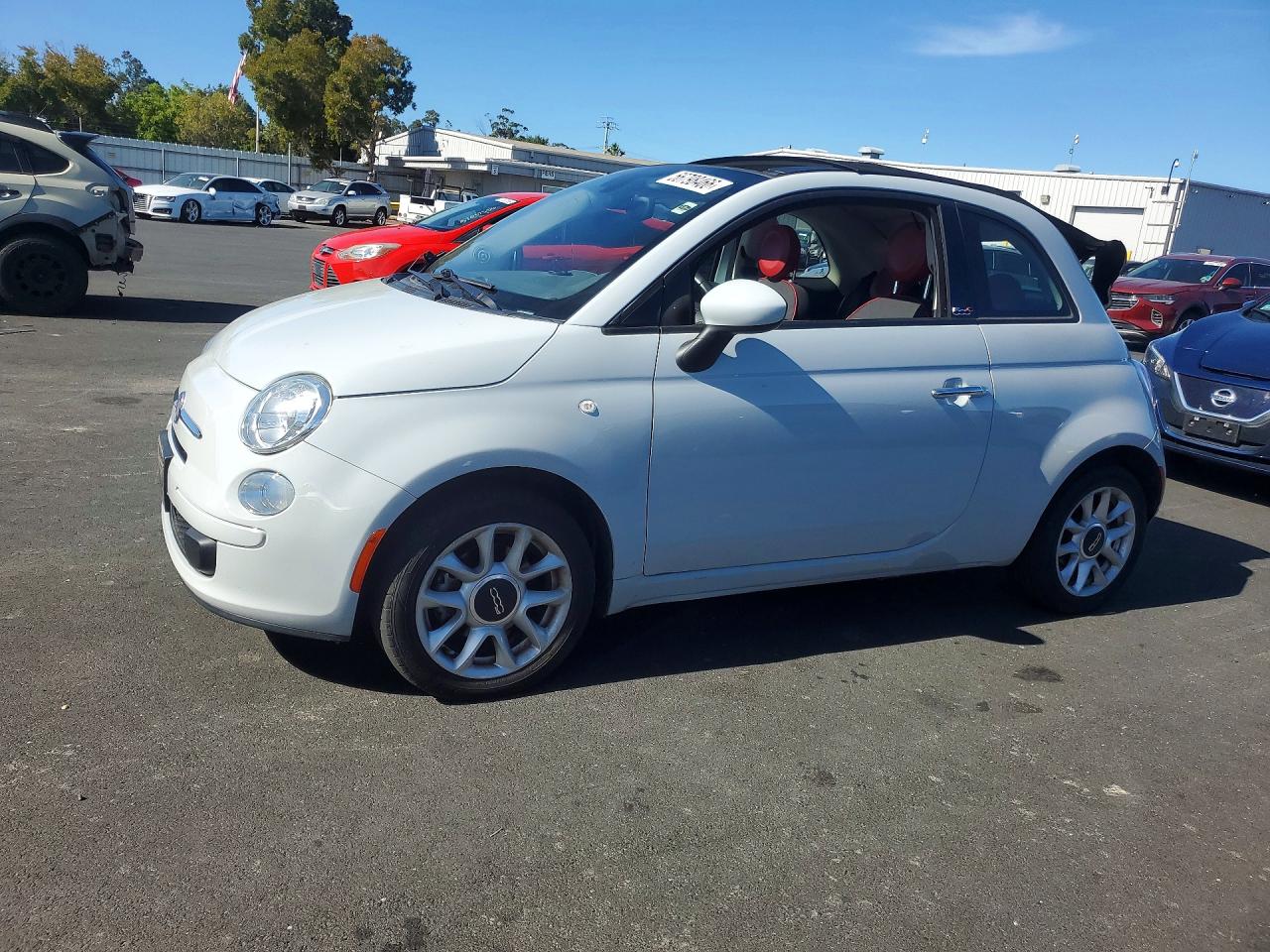 2017 FIAT 500 Pop, VIN 3C3CFFLR9HT700210 — Vandalism