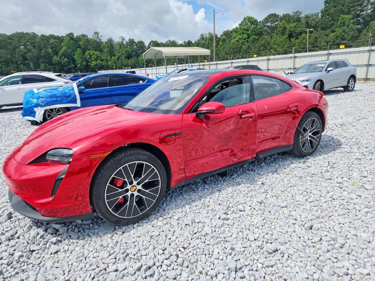 2024 Porsche Taycan 4S, VIN WP0AB2Y1XRSA35303 — Side