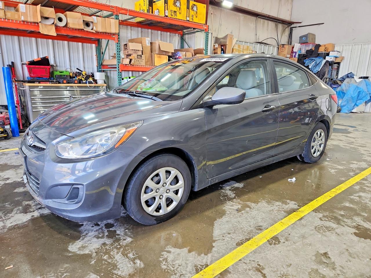 2012 Hyundai Accent GLS, VIN KMHCT4AE2CU090282 — Water / flood